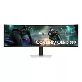   SAMSUNG Ívelt Gaming 144Hz OLED monitor 49" G91SD, 5120x1440, 32:9, 250cd/m2, 0.03ms, HDMI/Micro HDMI/DP