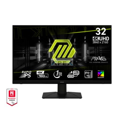 MSI Monitor GAMING MAG 322URDF E16 32" UHD, 3840x2160, 320/160Hz IPS, 440cd/m2, 1 ms, HDMI, DP, USB, Black