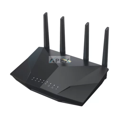 ASUS Wireless Router Dual Band AX5400 1xWAN(1000Mbps) + 4xLAN(1000Mbps) + 1xUSB, RT-AX5400