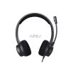 TRUST 25089 Ayda USB vezetékes fejhallgató zajszűrős mikrofonnal – fekete