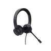 TRUST 25089 Ayda USB vezetékes fejhallgató zajszűrős mikrofonnal – fekete