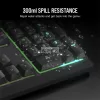 CORSAIR Vezetékes Billentyűzet Gaming, K55 CORE RGB, Médiavezérlő gombok, Cseppálló, US, fekete