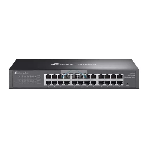 TP-LINK Switch 24x1000Mbps Fémházas Easy Smart (Omada), ES224G