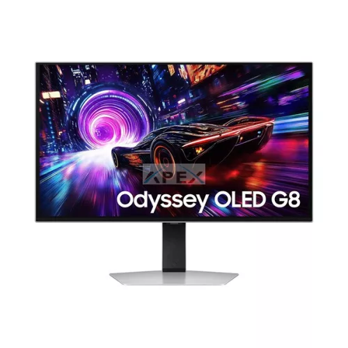 SAMSUNG Gaming 240Hz OLED monitor 27" G8, 3840x2160, 16:9, 250cd/m2, 0.03ms, HDMI/DisplayPort/USB,Pivot