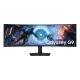 SAMSUNG Ívelt Gaming 144Hz VA monitor 49" G9 G91F, 5120x1440 DQHD, 32:9, 350cd/m2, 1ms, HDMI,DP/USB