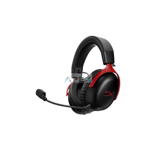 HP HYPERX vezeték nélküli gaming fejhallgató Cloud III S - fekete/piros