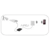 Nedis ANOR5G20WT Beltéri és kültéri antenna, 3G / 4G / 5G, 698 MHz -5000 MHz, Nyereség: 6 dB