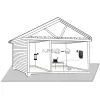 Nedis ANOR5G20WT Beltéri és kültéri antenna, 3G / 4G / 5G, 698 MHz -5000 MHz, Nyereség: 6 dB