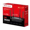 MERCUSYS Wireless Router Dual Band BE3600 1xWAN(1000Mbps) + 3xLAN(1000Mbps), MR25BE