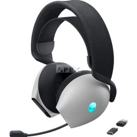   DELL Alienware Tri-Mode Wireless Gaming fejhallgató  AW725H - Lunar Light