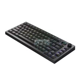   AVAX Vezetékes/Vezeték Nélküli Billentyűzet GM02 PRO USB, Fekete, Mechanikus, Yellow Switch, HUN