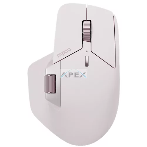 RAPOO 00226041, RAPOO MULTIMODE "MT760M" BLUETOOTH + 2,4GHZ OPTIKAI EGÉR, PINK