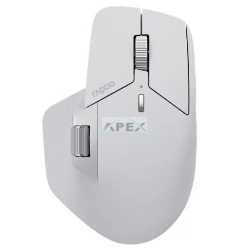RAPOO 226037, RAPOO MULTIMODE "MT760L" BLUETOOTH + 2,4GHZ OPTIKAI EGÉR, FEHÉR