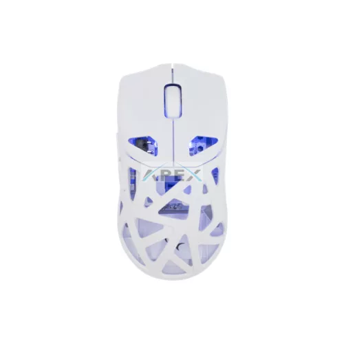 WHITE SHARK WGM-5019W DAGONET-W / 12.000 dpi fehér vez.nélk. gam. egér Pixart3311
