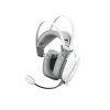 WHITE SHARK GH-2446W GOTTAN-W  vez.nélk. gamer fejhallgató mikrofonnal, fehér