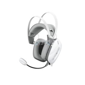   WHITE SHARK GH-2446W GOTTAN-W  vez.nélk. gamer fejhallgató mikrofonnal, fehér