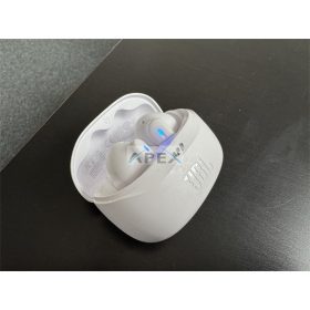   JBL Tune Beam 2 TWS Bluetooth fülfallgató mikrofonnal, USB-C, 100dB, In-Ear, 16 ohm, tölthető 2 óra, 65 mAh, fehér