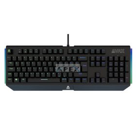   AVAX Vezetékes Billentyűzet FS01 USB, Fekete, Mechanikus, Red Switch, HUN