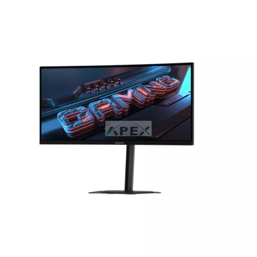 GIGABYTE Ívelt VA LED Monitor 34" GS34WQCA 3440x1440, 2xHDMI/Displayport