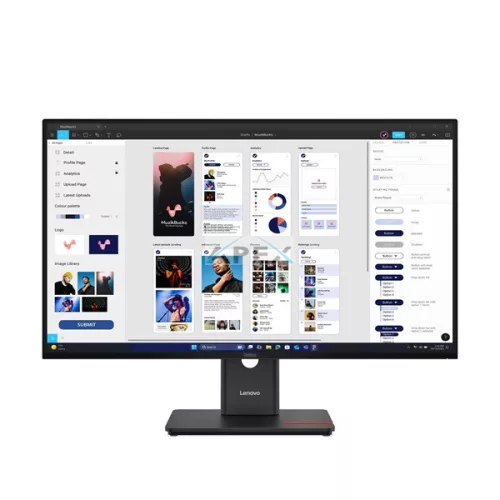 LENOVO Monitor - ThinkVision T32UD-40, 31.5" UHD 3840x2160 IPS,16:9, 1500:1, 350cd/m2, 4ms, USB A-C, DP, HDMI, RJ45