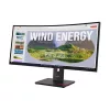 LENOVO Monitor - ThinkVision T34WD-40, 34" WQHD 3440x1440 VA, 21:9, 3000:1, 300cd/m2, 4ms, USB A-C, DP, HDMI, RJ45