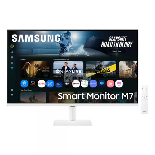 SAMSUNG M7 VA 4K Smart monitor 32", 3840x2160, 16:9, 300cd/m2, 4ms, HDMI/USB-C, hangszóró, Fehér