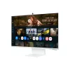 SAMSUNG M8 M80F Vision AI Smart 4K monitor 32", 3840x2160, 16:9, 400cd/m2, 4 ms, HDMI/2xUSB/1xUSB-C, hangszóró, Fehér