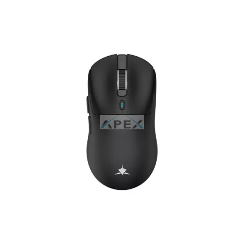 WHITE SHARK MAXIMUS-B, WGM-9010B vezeték nélküli gamer egér, 2,54GHz, 26.000 dpi, fekete