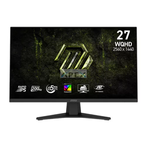 MSI Monitor GAMING MAG 274QF E20 RapidIPS 27" WQHD 2560x1440, 1000:1 CR, 300cd/m2, 1ms, 200Hz, DP, 2xHDMI