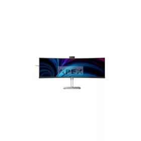   PHILIPS Ívelt VA monitor 48,8" 49B2U6903CH, 5120x1440, 32:9, 450cd/m2, 4ms, 2xHDMI/DisplayPort/4xUSB-A/1xUSB-C