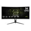 MSI Monitor GAMING MAG 342CQRF E20 Ívelt 34" UWQHD Rapid VA 3440x1440, 200Hz 21:9, 3000:1, 300cd/m2, 0,5ms, 2xHDMI, DP