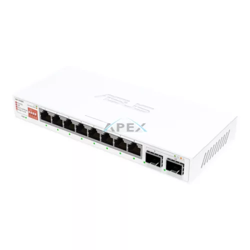 ASUS Switch 8x2.5Gbps + 2x10G SFP+, QG-U1080