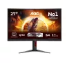 AOC Ívelt Gaming 260Hz VA monitor 27" CQ27G4Z2, 2560x1440, 16:9, 350cd/m2, 0,3ms, 2xHDMI/DisplayPort