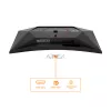 AOC Ívelt Gaming 260Hz VA monitor 27" CQ27G4Z2, 2560x1440, 16:9, 350cd/m2, 0,3ms, 2xHDMI/DisplayPort