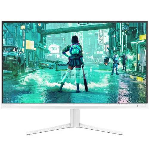 PHILIPS Evnia Gaming IPS 260Hz monitor 27" 27M2N3201PL, 1920x1080, 16:9, 300cd/m2, 1ms, DisplayPort/HDMI, Fehér