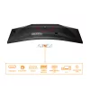AOC Ívelt Gaming 180Hz VA monitor 34" CU34G4CA, 3440x1440, 21:9, 450cd/m2, 1ms, 2xHDMI/DisplayPort/2xUSB, hangszóró