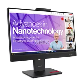   LENOVO Monitor - ThinkVision T24-4v; 23,8" FHD 1920x1080 IPS + Cam, 16:9, 1500:1, 250cd/m2, 4ms, USB A-C, HDMI, DP, VGA