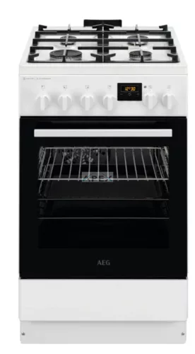 AEG CKB56490BW Kombinált tűzhely AirFry, SteamBake aqua clean tisztítással