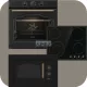 Gorenje Classico BOS67372CLB hőlégkeveréses sütő + EC642CLB üvegkerámia főzőlap + BM235CLB grilles mikrohullámú sütő fekete színben