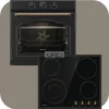 Gorenje Classico BOS67372CLB hőlégkeveréses sütő + EC642CLB üvegkerámia főzőlap FEKETE színben