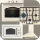 Gorenje Classico BOS67372CLI hőlégkeveréses sütő + GW6D42CLI gáz főzőlap + BM235CLI grilles mikrohullámú sütő + WHC63CLI Kürtős páraelszívó bézs színben