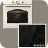 Gorenje Classico BOS67372CLI hőlégkeveréses sütő + EC642CLI üvegkerámia főzőlap bézs színben