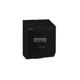   MERIDA STELLA BLACK Automata papírtörölköző adagoló, maxi, rozsdamentes