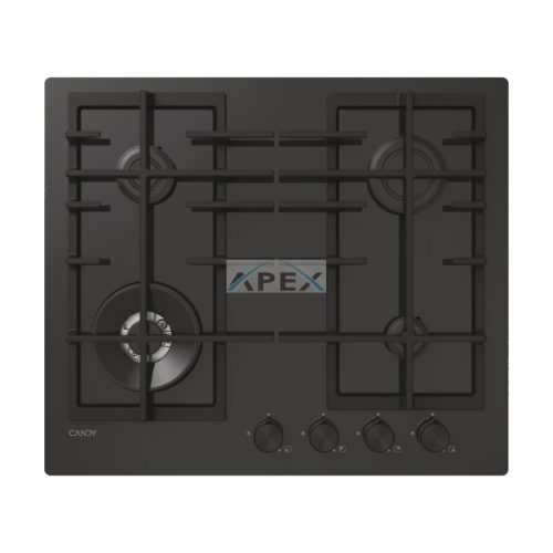 Candy CVFG6BF4PB Edzett üveg gázfőzőlap Főzőlap