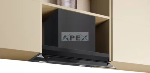 NEFF D67XDP2S0 N 70 | Integrált kialakítású design páraelszívó 60 cm Fekete üveg, Sima fekete