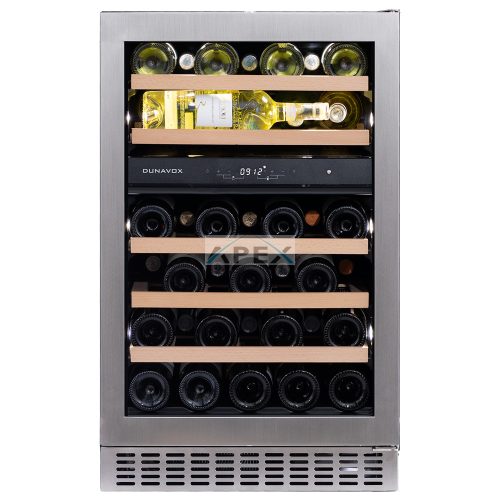 DUNAVOX DAUF-38.100DSS.TO Flow Beépíthető borhűtő