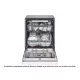 LG DB365TXS QuadWash™ Beépíthető gőzös mosogatógép | TrueSteam™ technológiával, Automatikus ajtónyitás, 14 teríték, ThinQ™ WiFi funkció (DB365TXS)