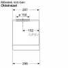 BOSCH DBB63BC60 Serie | 2 integrált kialakítású design páraelszívó fekete