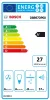 BOSCH DBB97DP60 Serie 6 | integrált kialakítású páraelszívó 90 cm Fekete üveg, Fekete