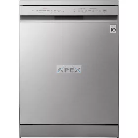   LG DF243FVS QuadWash™ gőzös mosogatógép TrueSteam™ technológiával, 14 teríték, ThinQ™ WiFi funkció